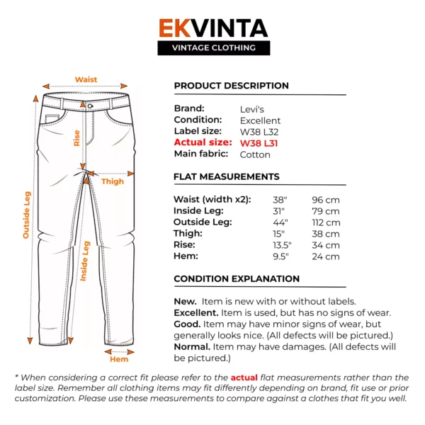 Levi's Silver Tab Corduroy Chino Pants Men's Trousers W38 L32 Grey Loose Straight Rare