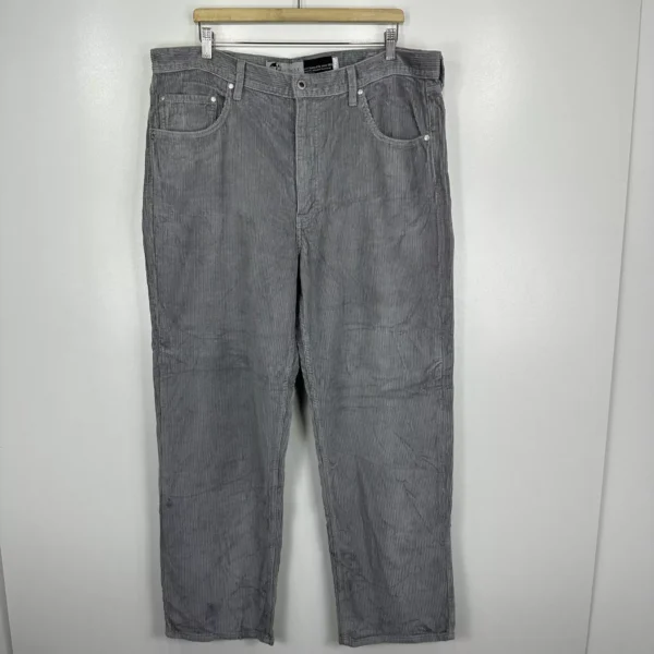 Levi's Silver Tab Corduroy Chino Pants Men's Trousers W38 L32 Grey Loose Straight Rare