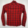 Scotch & Soda Button Up Shirt Men's Small Red Plaid Slim Fit Long Sleeve Casual