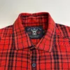 Scotch & Soda Button Up Shirt Men's Small Red Plaid Slim Fit Long Sleeve Casual