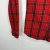 Scotch & Soda Button Up Shirt Men's Small Red Plaid Slim Fit Long Sleeve Casual