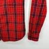 Scotch & Soda Button Up Shirt Men's Small Red Plaid Slim Fit Long Sleeve Casual