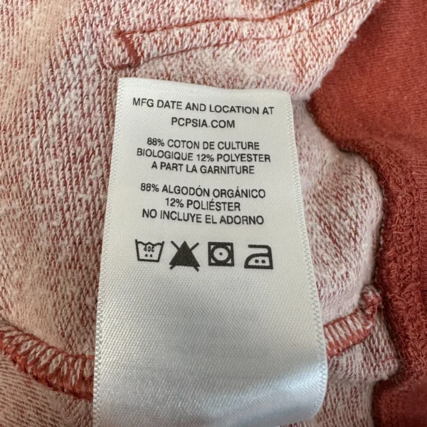 Patagonia Fitz Roy Hoodie Womens Sweatshirt Large Coral Red Lightweight Pullover