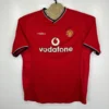 Umbro Manchester United Shirt XL Red 00-02 Adult Jersey Retro #3 Man Utd Vintage