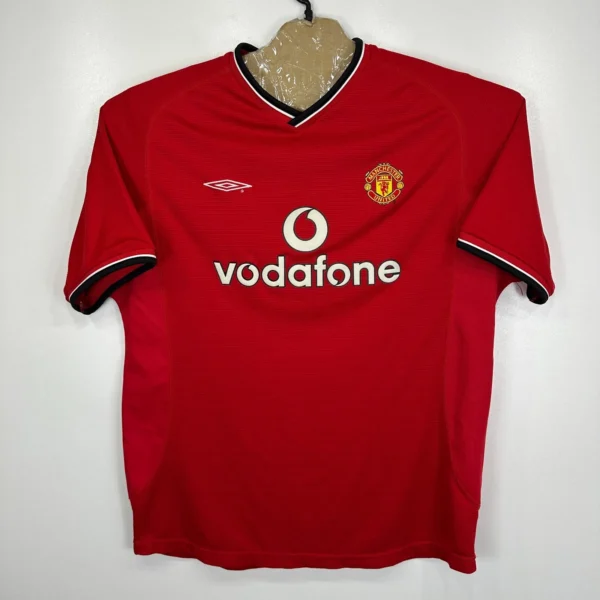 Umbro Manchester United Shirt XL Red 00-02 Adult Jersey Retro #3 Man Utd Vintage