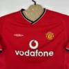 Umbro Manchester United Shirt XL Red 00-02 Adult Jersey Retro #3 Man Utd Vintage