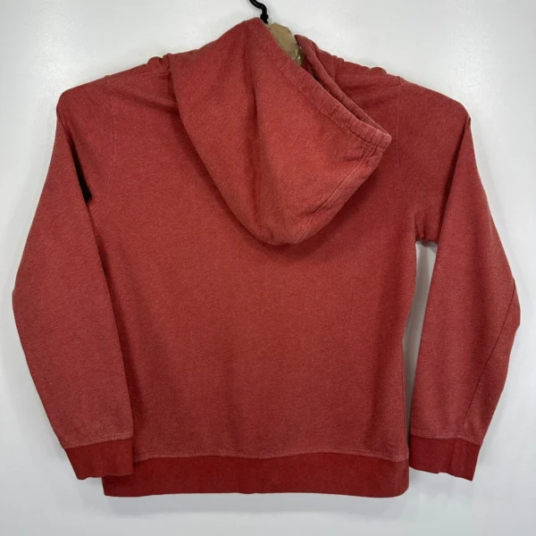 Patagonia Fitz Roy Hoodie Womens Sweatshirt Large Coral Red Lightweight Pullover
