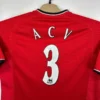 Umbro Manchester United Shirt XL Red 00-02 Adult Jersey Retro #3 Man Utd Vintage