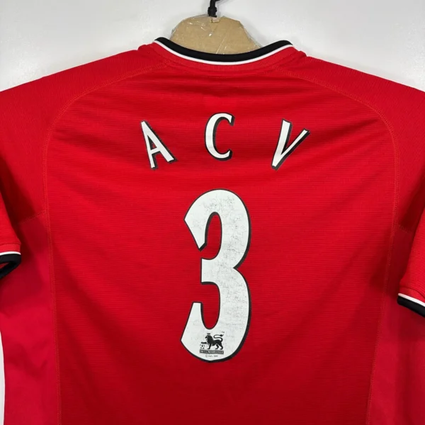 Umbro Manchester United Shirt XL Red 00-02 Adult Jersey Retro #3 Man Utd Vintage