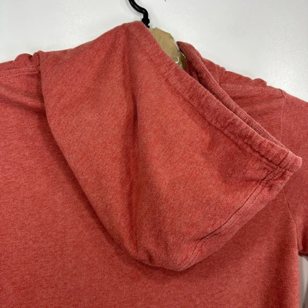 Patagonia Fitz Roy Hoodie Womens Sweatshirt Large Coral Red Lightweight Pullover