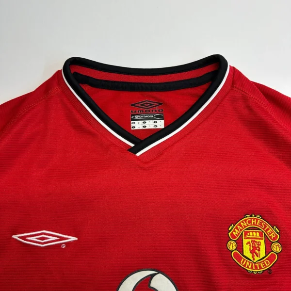 Umbro Manchester United Shirt XL Red 00-02 Adult Jersey Retro #3 Man Utd Vintage