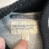Ralph Lauren Denim & Supply Varsity Jacket Men's Large Grey Snap Bomber Vintage