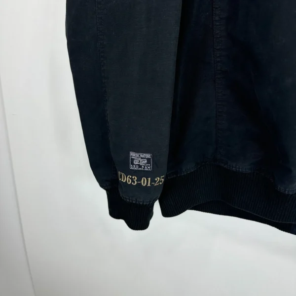 10 Camp David Jacket Men's 2XL Black Full Zip Heavyweight Outdoor Embroidered Y2K