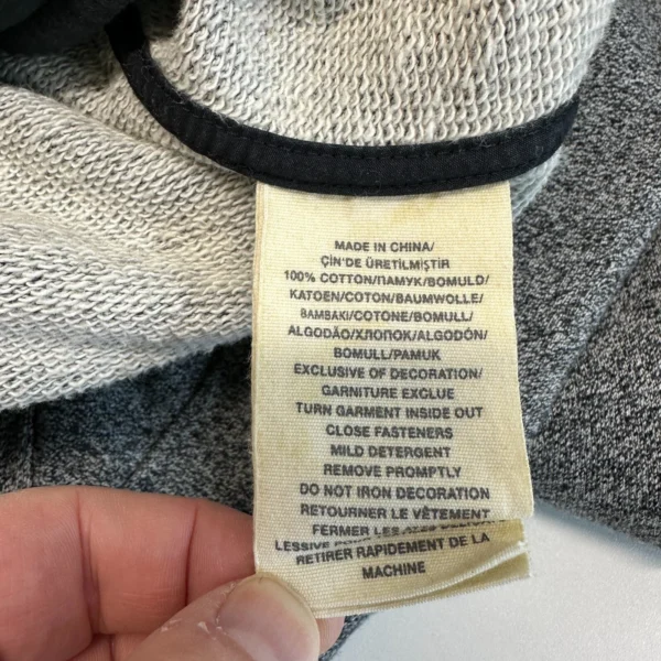 Ralph Lauren Denim & Supply Varsity Jacket Men's Large Grey Snap Bomber Vintage