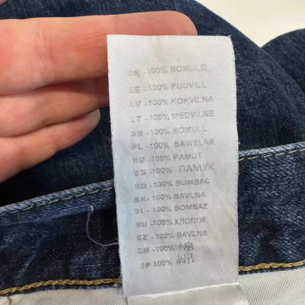 Carhartt Bronco Pant Jeans Men's W32 L33 Blue Denim Regular Straight Durable Y2K