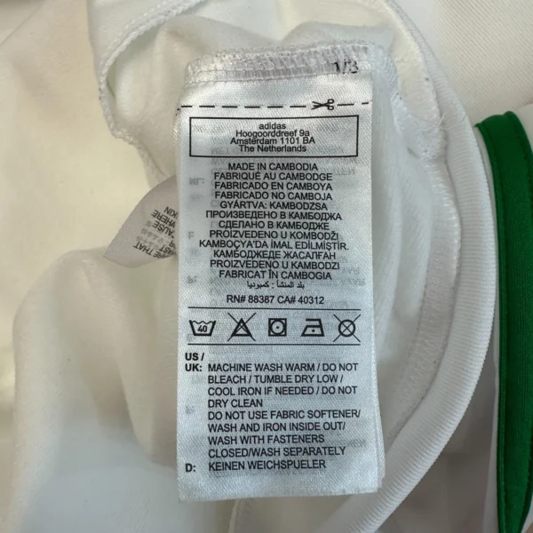 Adidas Italy FIGC DNA Track Jacket Top Men's 2XL White Full Zip Sweatshirt IT9765