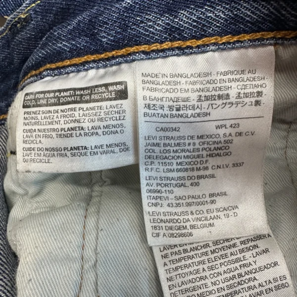 12 Levi's 501 Jeans Men's W32 L29 Blue Denim Regular Straight Button Vintage Y2K