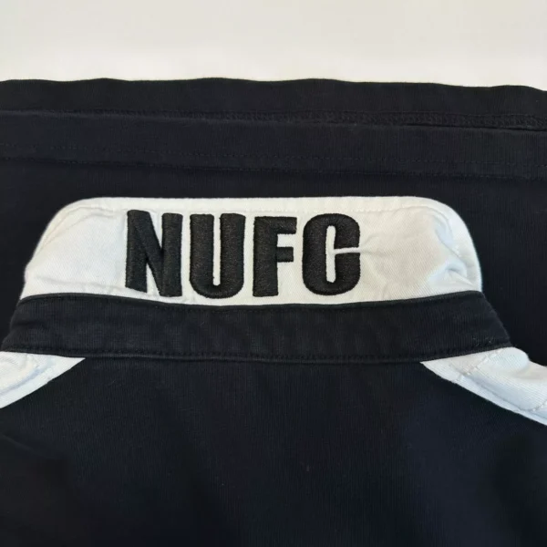 Vintage Newcastle United 92 Rugby Polo Shirt Men's 2XL Black White Long Sleeve