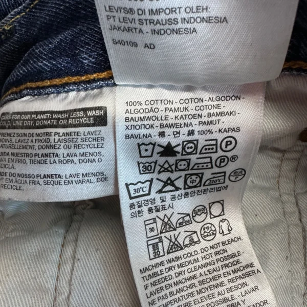 13 Levi's 501 Jeans Men's W32 L29 Blue Denim Regular Straight Button Vintage Y2K