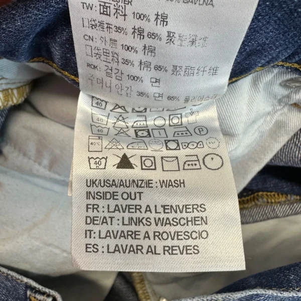 Carhartt WIP Vinton Pant Jeans Men's W36 L34 Blue Denim Regular Straight Durable