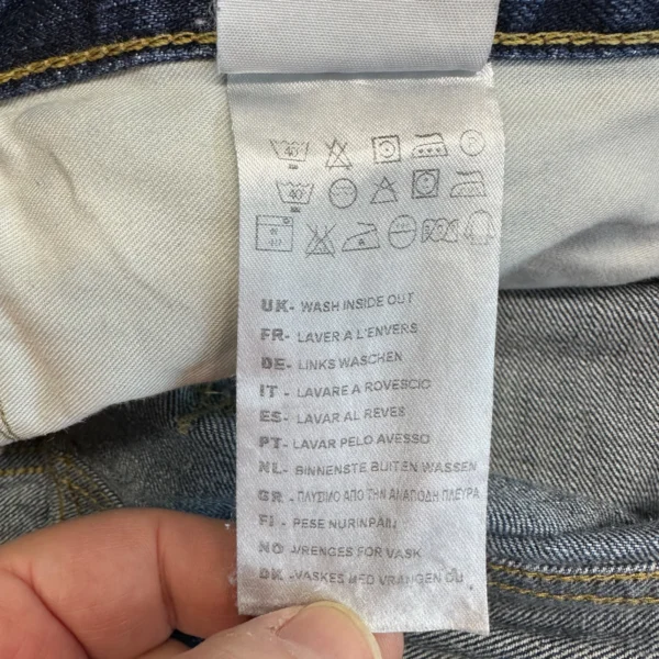 Carhartt Bronco Pant Jeans Men's W32 L33 Blue Denim Regular Straight Durable Y2K