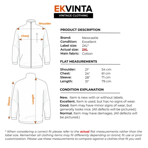 Vintage Newcastle United 92 Rugby Polo Shirt Men's 2XL Black White Long Sleeve