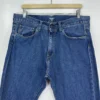 Carhartt WIP Vinton Pant Jeans Men's W36 L34 Blue Denim Regular Straight Durable