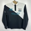 Vintage Newcastle United 92 Rugby Polo Shirt Men's 2XL Black White Long Sleeve