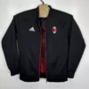 4 Adidas ACM Milan Track Jacket Men's Large Black 15/16 Football Anthem Full Zip