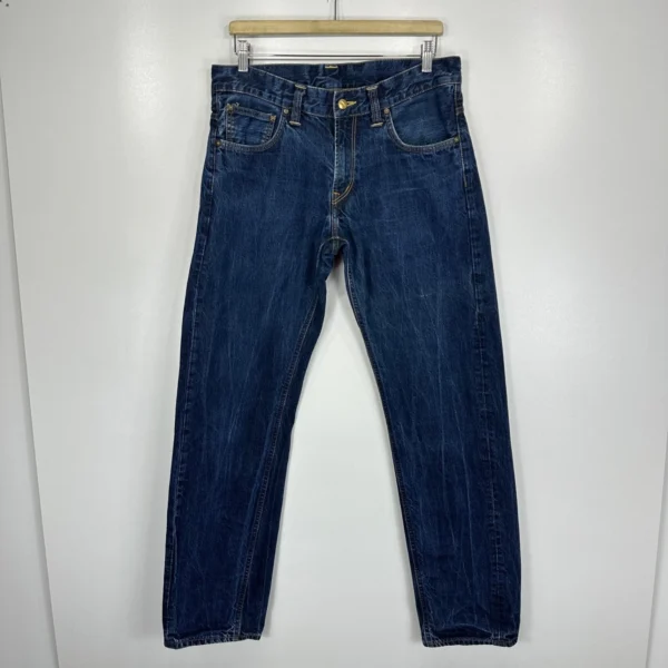 Carhartt Bronco Pant Jeans Men's W32 L33 Blue Denim Regular Straight Durable Y2K