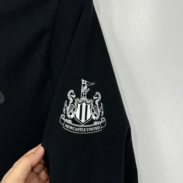 Vintage Newcastle United 92 Rugby Polo Shirt Men's 2XL Black White Long Sleeve