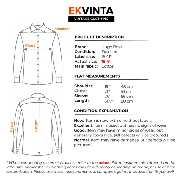 Hugo Boss Formal Dress Shirt Men's 41 16 Pink Striped Long Sleeve Slim Button Up