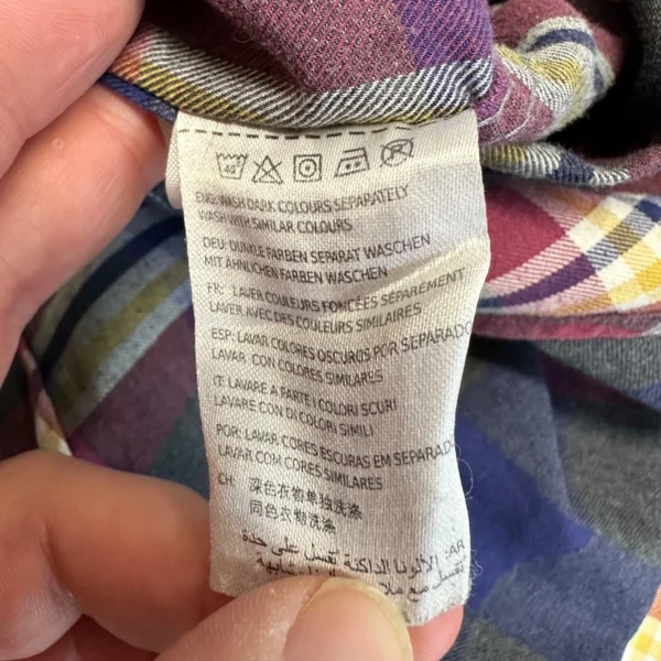 Gant Heather Twill Shirt Men's XL Plaid Long Sleeve Button Down Regular Fit Y2K