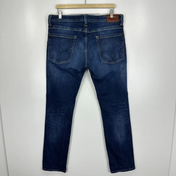 Pepe Jeans Cash Men's W36 L33 Blue Denim Regular Fit Straight Button Vintage Y2K