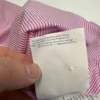 Hugo Boss Formal Dress Shirt Men's 41 16 Pink Striped Long Sleeve Slim Button Up