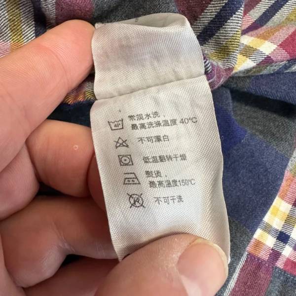 Gant Heather Twill Shirt Men's XL Plaid Long Sleeve Button Down Regular Fit Y2K