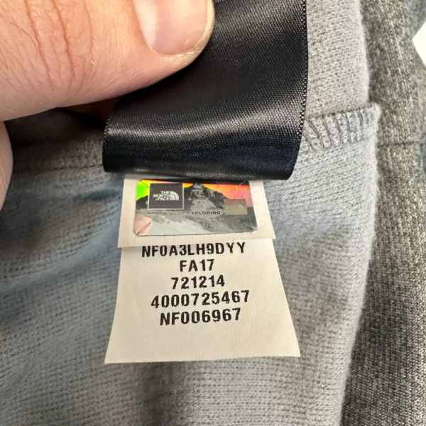 The North Face Sweatshirt Men's Jacket Large Grey Full Zip High Neck Hiking Outdoor