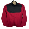 AND1 Track Jacket Men's Large Red Full Zip Basketball Training Top Activewear Y2K