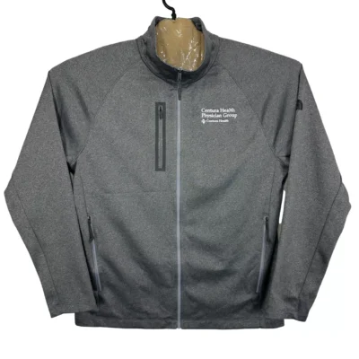 s-l1600 The North Face Sweatshirt Men's Jacket Large Grey Full Zip High Neck Hiking Outdoor