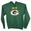 Majestic Green Bay Packers Hoodie Men's Medium Green Sweatshirt Pullover Fleece NFL