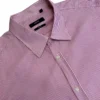 Hugo Boss Formal Dress Shirt Men's 41 16 Pink Striped Long Sleeve Slim Button Up