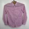 Hugo Boss Formal Dress Shirt Men's 41 16 Pink Striped Long Sleeve Slim Button Up