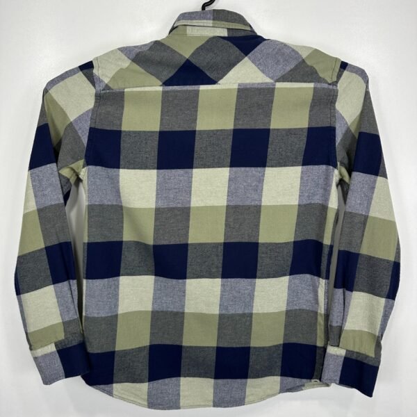 Armor Lux Juz Flannel Shirt Men's Medium Heritage Straight Check Long Sleeve