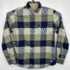 Armor Lux Juz Flannel Shirt Men's Medium Heritage Straight Check Long Sleeve