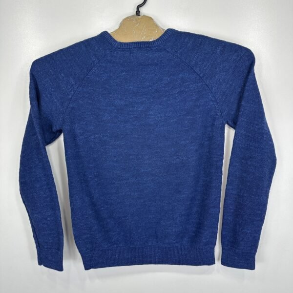 L.L.Bean Men's Sweater Small Blue Knit Jumper Pullover Crew Neck Vintage 510586