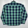 UNTUCKit Men's Shirt Large Blue Green Buffalo Check Long Sleeve Button Up Regular