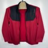 AND1 Track Jacket Men's Large Red Full Zip Basketball Training Top Activewear Y2K
