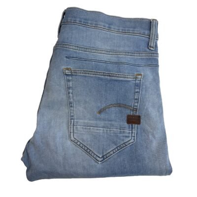 G-Star D-Staq Jeans Men's W32 L31 Blue Stretch Denim Slim Fit Button 5 Pocket