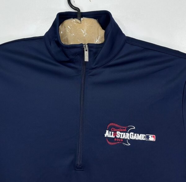 Antigua Men's Sweatshirt Medium Blue Pullover Quarter Zip MLB 2019 All Star