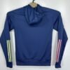 Adidas Arsenal Hoodie Men's Small Blue Sweatshirt Quarter Zip Training Top 20/21